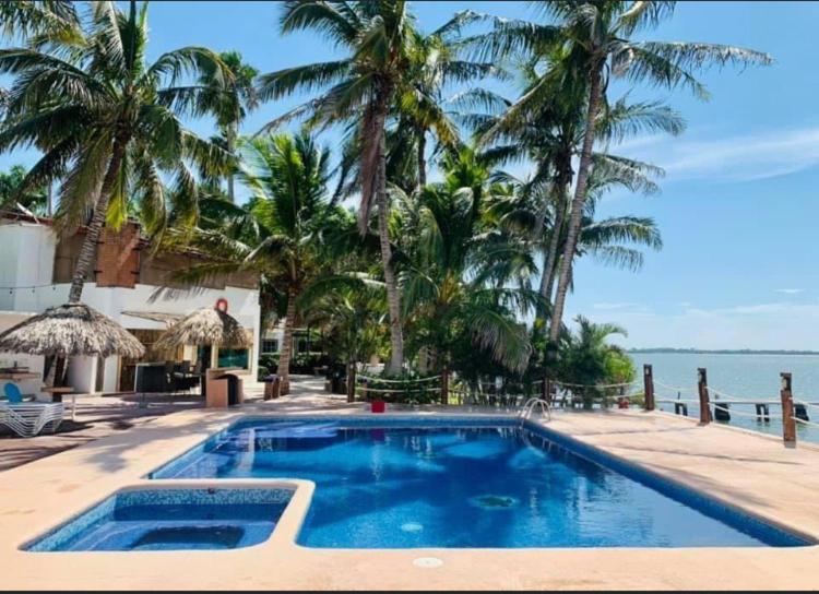 Hotel La Marina Del Rio La Pesca Exterior photo